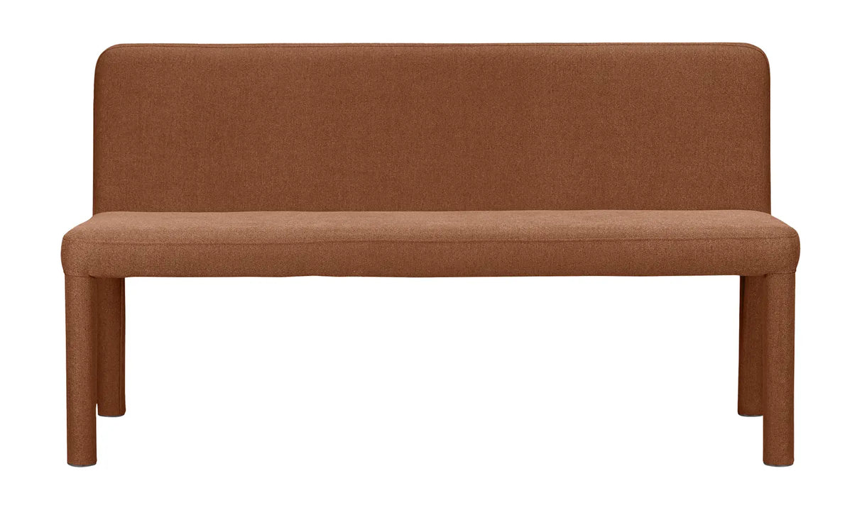 Place Rust dining banquette rental for event seating